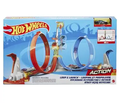 Hot Wheels Vertical Flight Thrill Race Set GRW39 საბავშვო სათამაშო ტრასა