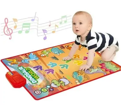 Baby Piano Red  Mat  -  სათამაშო განსავითარებელი ხალიჩა, 4 image