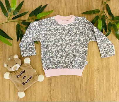Puan Baby Teddy Bear 3904 გრძელ მკლავიანი მაისური