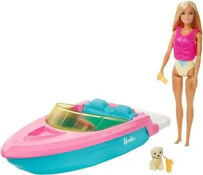 Barbie Doll and Boatplay Set ბარბის თოჯინა კატერით, 2 image