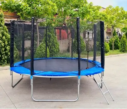 Metal & Plastic Trampoline With Ladder 305cm 10FT - ბატუტი, 2 image