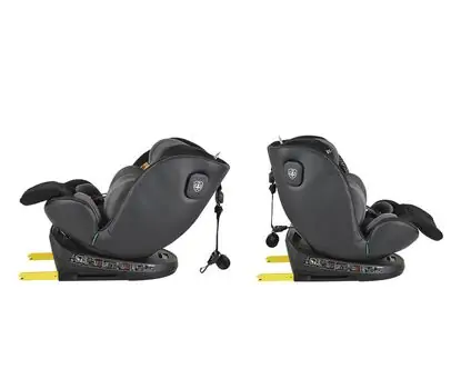 Cangaroo Castor I-SIZE 40-150cm Black მანქანის სავარძელი (ქარსითი), 17 image