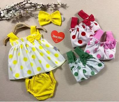 Baby dress set  საბავშვო კაბის კომპლექტი, 2 image