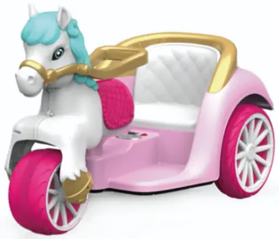 Fairytale Unicorn Carriage - ელექტრო უნიქორნის ეტლი, 5 image