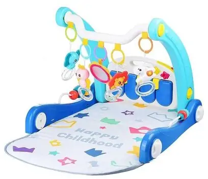 Birlik Toys 2In1 Activity Carpet And First Walker - განსავითარებელი ხალიჩა/ვოლქერი