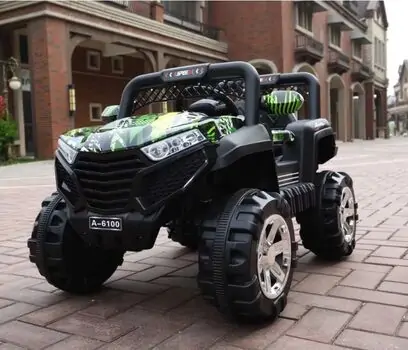 Electric Car Painting Green ელექტრო მანქანა, 2 image