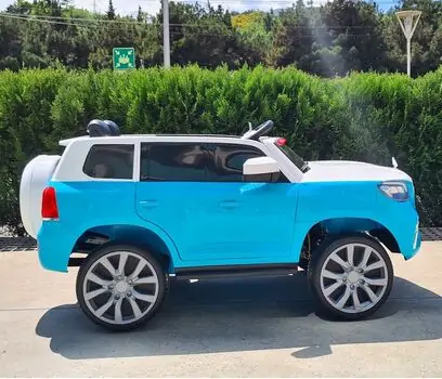Jeep Police Car Blue - ელექტრო მანქანა, 2 image