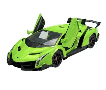 Remote Control Green Car - სათამაშო დისტაცნიურად მართვადი მანქანა, 10 image