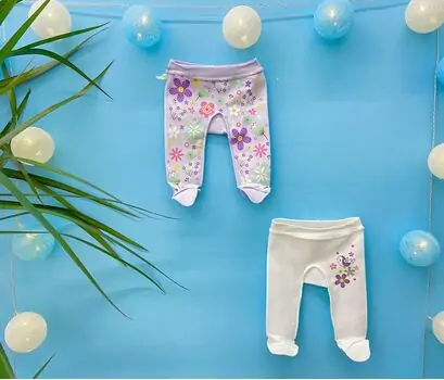 Caramell newborn baby pants ახალშობილის შარვალი 8127 purple