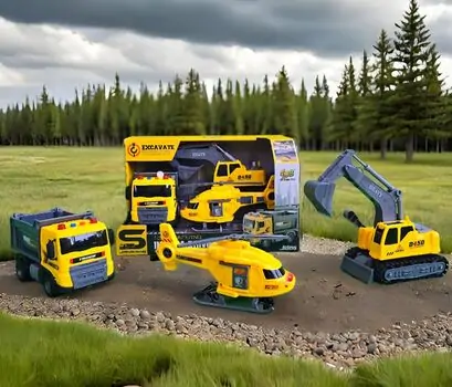 Fire Control Functional Truck With Music And Light - სათამაშო სახანძრო მანქანა