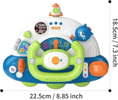 Baby Yard Interactive Educational Baby Steering Wheel - განსავითარებელი სათამაშო, 8 image