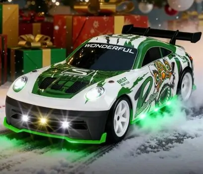 Remote Control Car With Light - სათამაშო მანქანა დისტანციური მართვით და განათებით