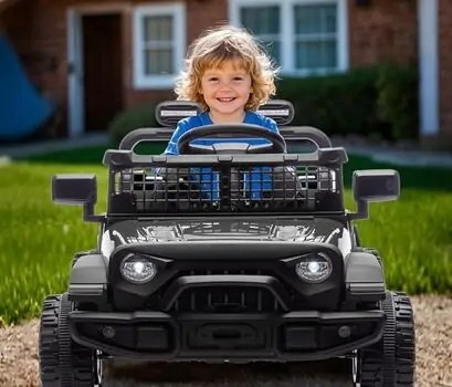 Off Road Super Car Black - ელექტრო მანქანა, 2 image
