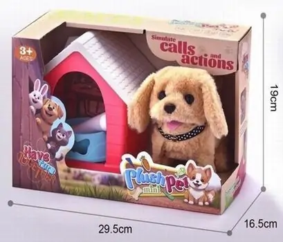 Plush Puppy With Simulate Calls And Actions - სათამაშო ძაღლი სიმულაციური ფუნქციებით