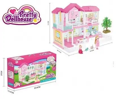 Luxury Villa Pretty Doll house თოჯინის სასახლე, 3 image