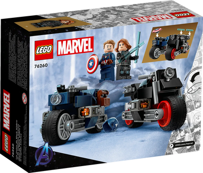 Lego Super Heroes 76260 Black Widow & Captain America Motorcycles, 7 image
