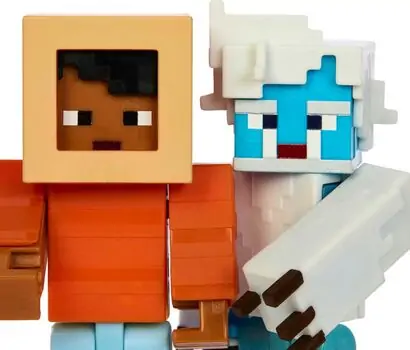 Minecraft Creator Series Camp Enderwood Steve and Mob Figures - მაინქრაფთის სათამაშო ფიგურები, 3 image