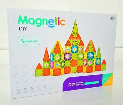 Magnetic Sheet 79PCS CH1044 მაგნიტური კონსტრუქტორი