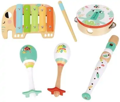 Tooky Toys Music Instrument Set TF567 - ხის განსავითარებელი სათამაშო