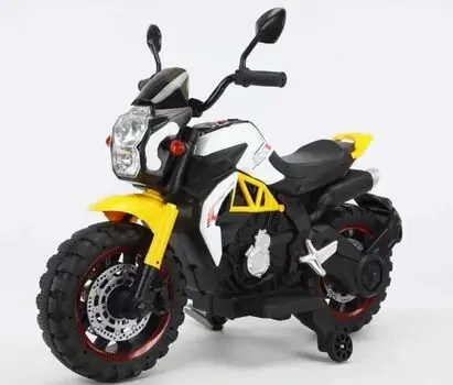 Sport Style Motorcycle With LED Wheels Orange - ელექტრო მოტოციკლი
