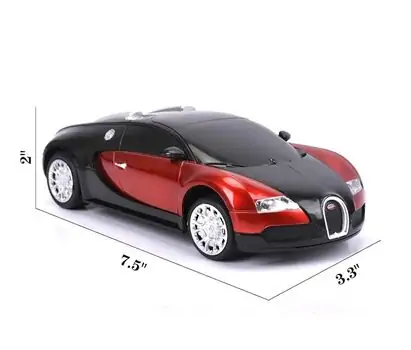 Remote Control Buggati Car Red  - სათამაშო დისტანციურად მართვადი მანქანა, 5 image