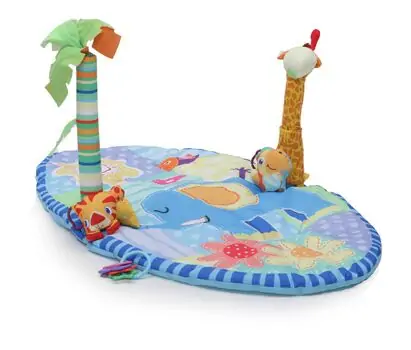 Cangaroo-ს განსავითარებელი ხალიჩა PLAYING MAT HAPPY SPACE PINK, 2 image