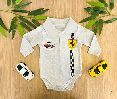 Puan Baby Ferrari Style ჩვილის ბოდე 442 Grey