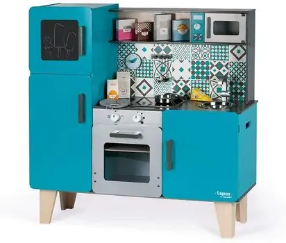 WOODEN KITCHEN LAGOON MAXI COOKER JANOD-ის ხის სამზარეულო J06555