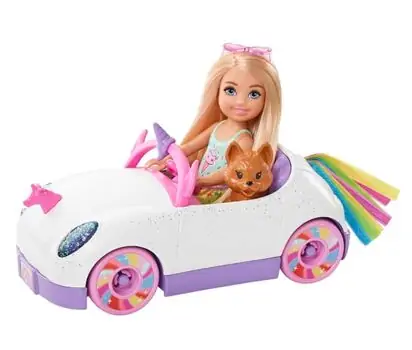 Barbie Chelsea Doll and Car თოჯინა სათამაშო მანქანით