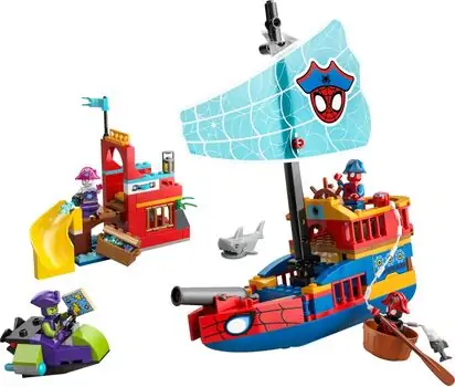 Lego Super Heroes 11208 Team Spidey Pirate Ship, 2 image