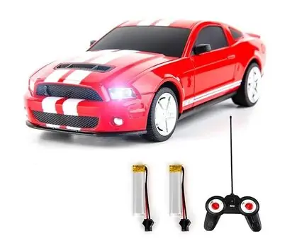 Remote Control Car Red Ford Mustang GT500 - დისტანციურად მართვადი მუსტანგის სათამაშო მანქანა, 2 image