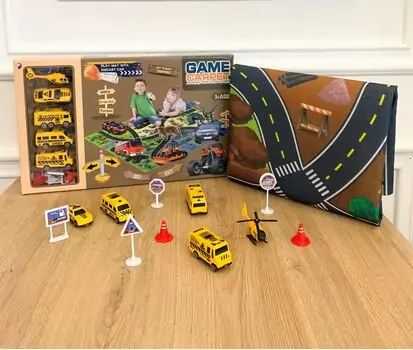 PLAY MAT WITH CARS სათამაშო ხალიჩა  მანქანებით, 2 image