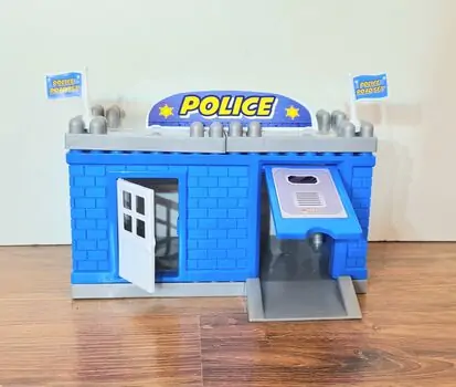 Dede 03322 POLICE  ROAD SET 48 PCS სათამაშო ტრასა, 7 image