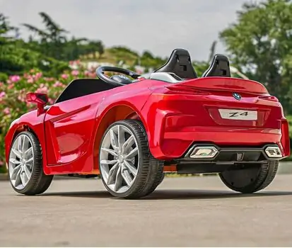 BMW Z4 Electric Car Painting Red - ელექტრო მანქანა, 5 image