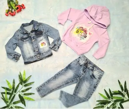 Cool Girl Purple  2252 საბავშვო ტანსაცმლის ნაკრები