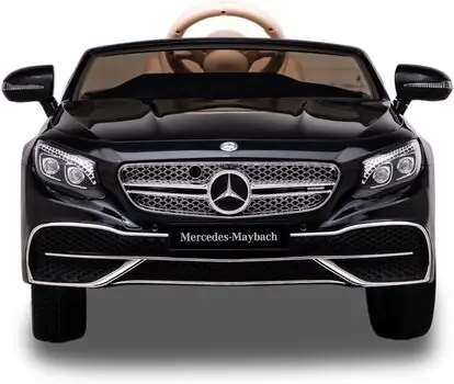 Mercedes S650 Maybach Licensed Painted Black - ელექტრო მანქანა კაუჩუკის საბურავებით, 6 image