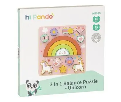 Wooden 2 In 1 Balance Puzzle - საბალანსო ხის ფაზლი, 2 image
