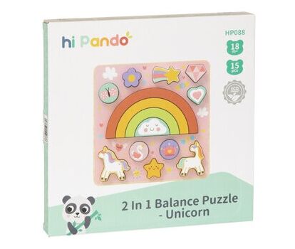 Wooden 2 In 1 Balance Puzzle - საბალანსო ხის ფაზლი, 2 image