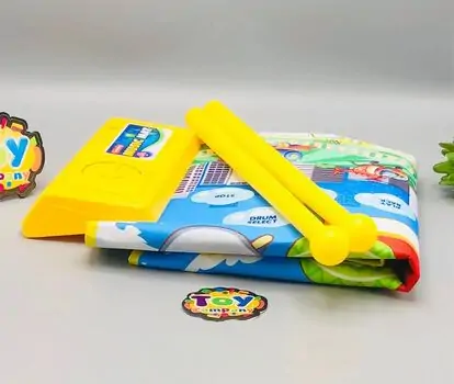 Piano And Jazz Play Mat Yellow - საბავშო განსავითარებელი ხალიჩა, 6 image