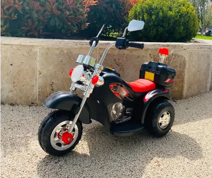 Moto For Kids Black - საბავშვო ელექტრო მოტოციკლი