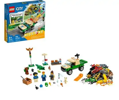 LEGO City 60353 Missions Wild Animal Rescue Missions