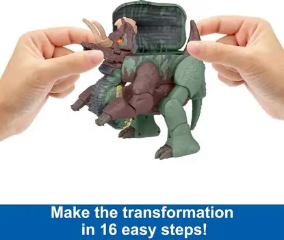 Mattel Jurassic World Fierce Changers - სათამაშო დინოზავრი, 5 image