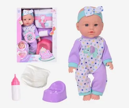 Baby Doll With Accessories - სათამაშო თოჯინა აქსესუარებით, 2 image
