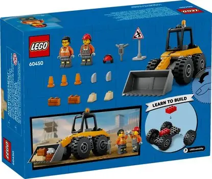 Lego City 60450 Yellow Construction Wheel Loader, 7 image