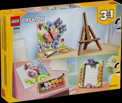Lego Creator 31390 Floral Art Decor Painting, 14 image
