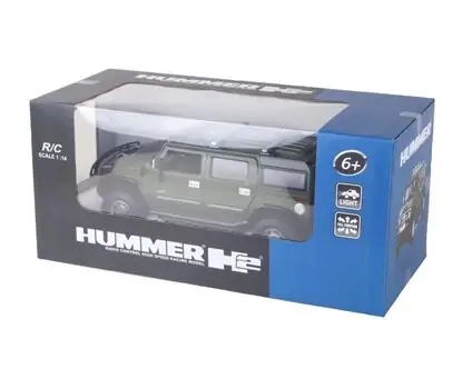 Remote Control Hummer Car - სათამაშო დისტანციურად მართვადი წითელი ჰამერის მანქანა, 4 image