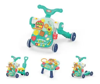Kikkaboo Walker 4 In 1 Sweet Escape Mint - საბავშვო ვოლქერი
