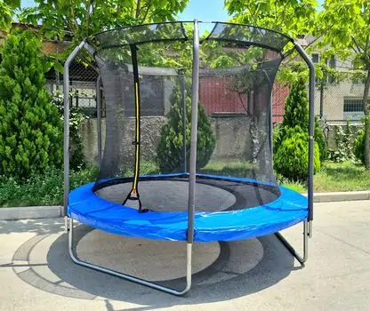 Metal & Plastic Trampoline 244cm 8FT - ბატუტი