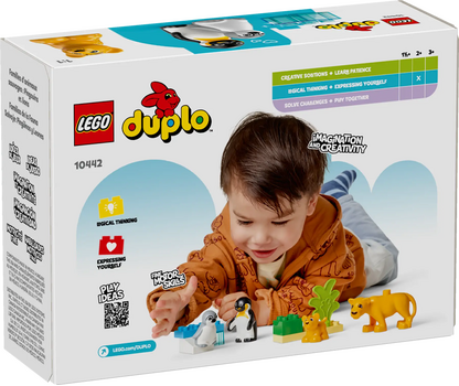 LEGO Duplo 10442 Wild Animal Families: Penguins & Lions, 2 image
