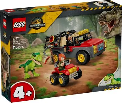 Lego Jurassic World 77978 Young T. rex Transport Truck, 3 image
